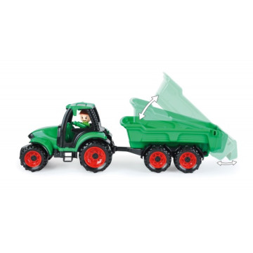 Auto Truckies traktor s vlečkou plast 32cm s figurkou v krabici 24m+