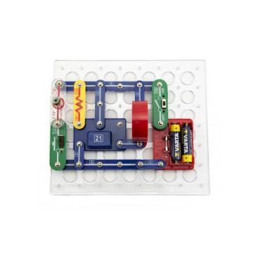 Tajemství elektroniky 500 experimentů na baterie v krabici 42x28,5x4cm od 6 let