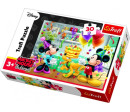 Puzzle Mickey a Minnie slaví narozeniny Disney 27x20cm 30 dílků v krabičce 21x14x4cm