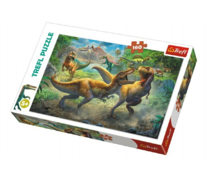 Puzzle Dinosauři/Tyranosaurus 41x27,5cm 160 dílků v krabici 29x19x4cm