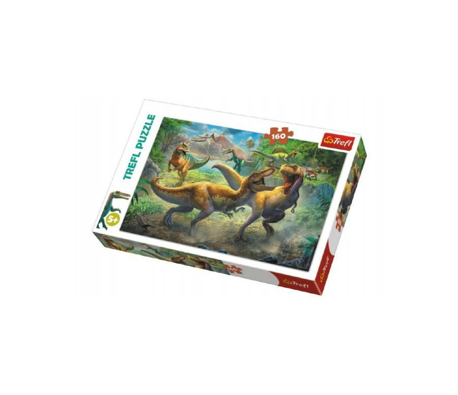 Puzzle Dinosauři/Tyranosaurus 41x27,5cm 160 dílků v krabici 29x19x4cm