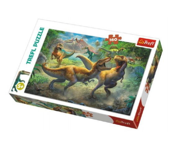 Puzzle Dinosauři/Tyranosaurus 41x27,5cm 160 dílků v krabici 29x19x4cm