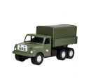 Auto nákladní Tatra 148 khaki vojenská plast 30cm v krabici 35x18x13cm