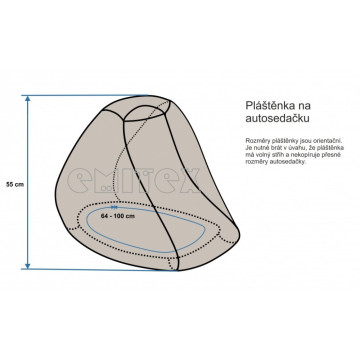 Pláštěnka na autosedačku