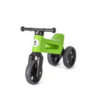 Odrážedlo FUNNY WHEELS Rider Sport zelené 2v1, výška sedla 28/30cm nosnost 25kg 18m+ v sáčku