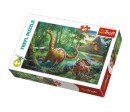 Puzzle Dinosauři 33x22cm 60 dílků v krabici 21x14x4cm