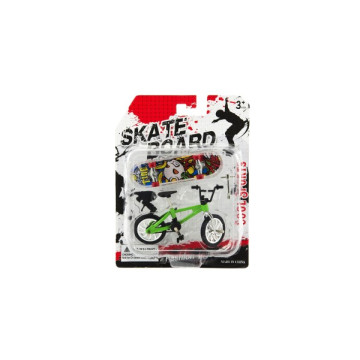 Kolo + skateboard prstový šroubovací plast 10cm mix druhů na kartě