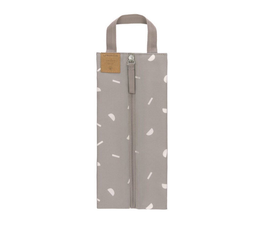 Casual Insulated Pouch Blocks taupe