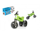 Odrážedlo FUNNY WHEELS Rider Sport zelené 2v1, výška sedla 28/30cm nosnost 25kg 18m+ v krabici