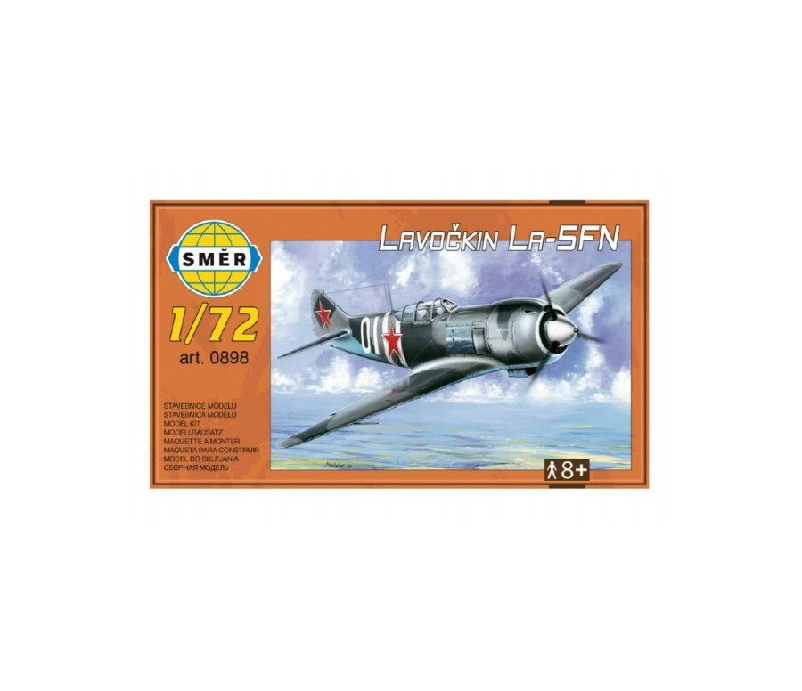 Model Lavočkin La-5FN 1:72 13,6x12cm v krabici 25x14,5cm