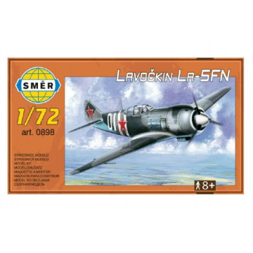 Model Lavočkin La-5FN 1:72 13,6x12cm v krabici 25x14,5cm