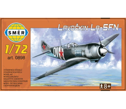 Model Lavočkin La-5FN 1:72 13,6x12cm v krabici 25x14,5cm