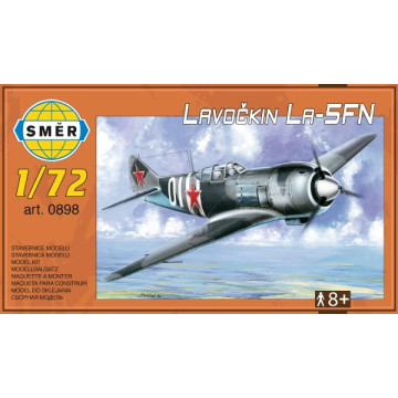 Model Lavočkin La-5FN 1:72 13,6x12cm v krabici 25x14,5cm