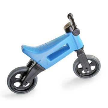 Odrážedlo FUNNY WHEELS Rider Sport modré 2v1, výška sedla 28/30cm nosnost 25kg 18m+ v sáčku