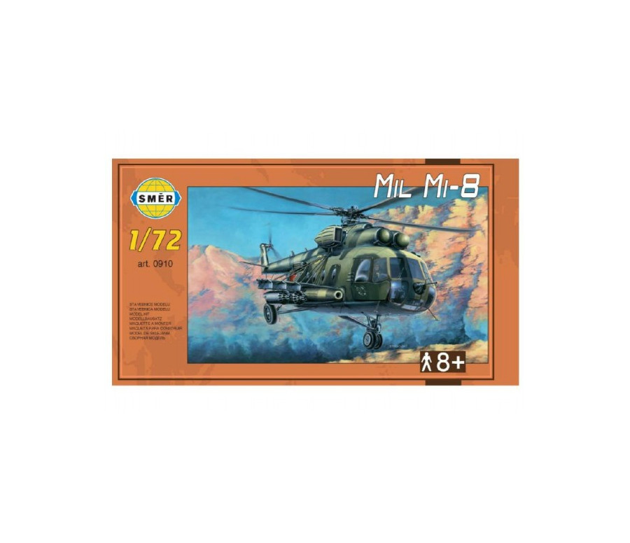 Model Mil Mi-8 1:72 25,5x29,5 cm v krabici 34x19x6cm