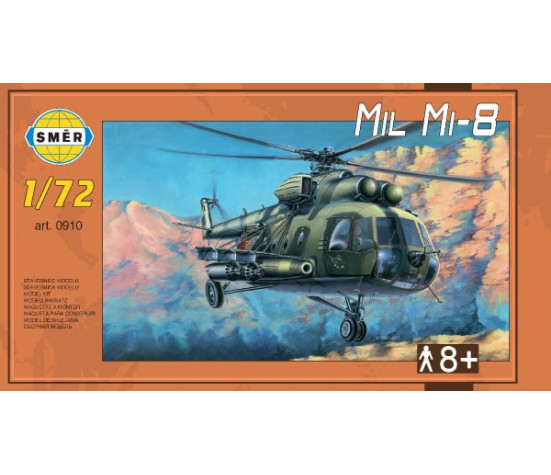 Model Mil Mi-8 1:72 25,5x29,5 cm v krabici 34x19x6cm