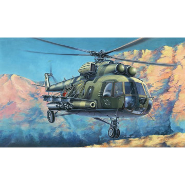 Model Mil Mi-8 1:72 25,5x29,5 cm v krabici 34x19x6cm