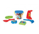 Sada na písek 7ks plast Paw Patrol/Tlapková patrola v síťce 20x30x18cm 12m+ Wader