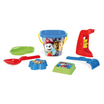 Sada na písek 7ks plast Paw Patrol/Tlapková patrola v síťce 20x30x18cm 12m+ Wader