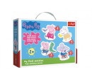 Puzzle pro nejmenší Prasátko Peppa/Peppa Pig 18 dílků v krabici 27x19x6cm 2+