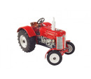 Traktor Zetor 50 Super červený na klíček kov 15cm 1:25 v krabičce Kovap