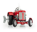 Traktor Zetor 50 Super červený na klíček kov 15cm 1:25 v krabičce Kovap