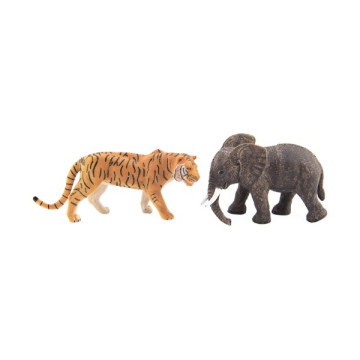 Zvířátko safari ZOO plast 11-17cm 6ks v boxu