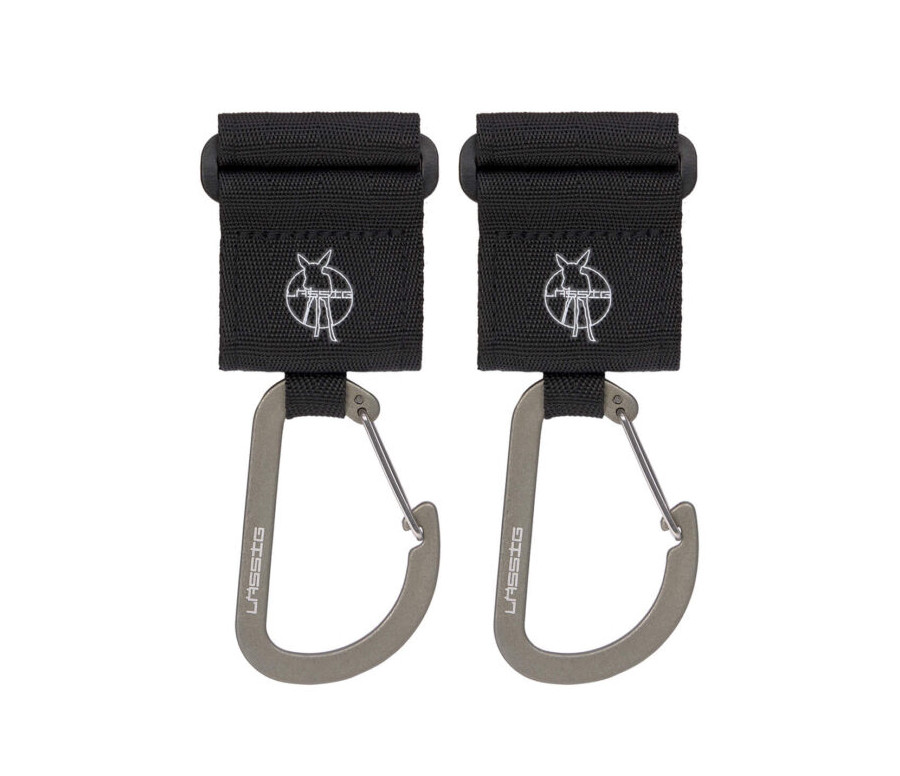 Casual Stroller Hooks with Carabiner black