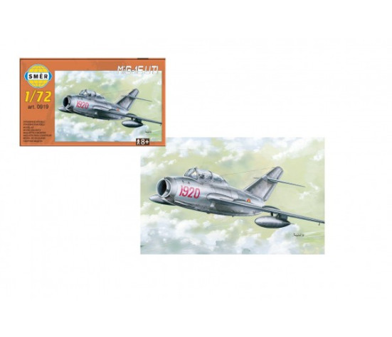 Model MiG-15 UTI 1:72 15 x 14 cm v krabici 25x14x5 cm