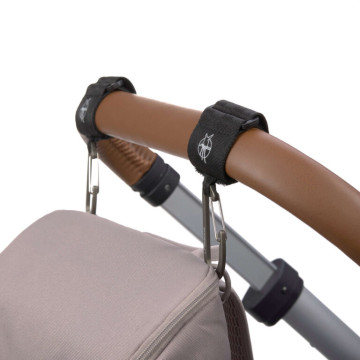 Casual Stroller Hooks with Carabiner black