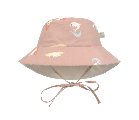 Sun Protection Bucket Hat dolphin peach 07-18 mo.