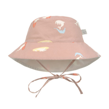 Sun Protection Bucket Hat dolphin peach 19-36 mo.