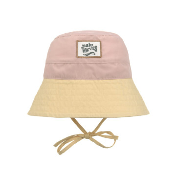 Sun Protection Fishing Hat vanilla/peach 19-36 mo.