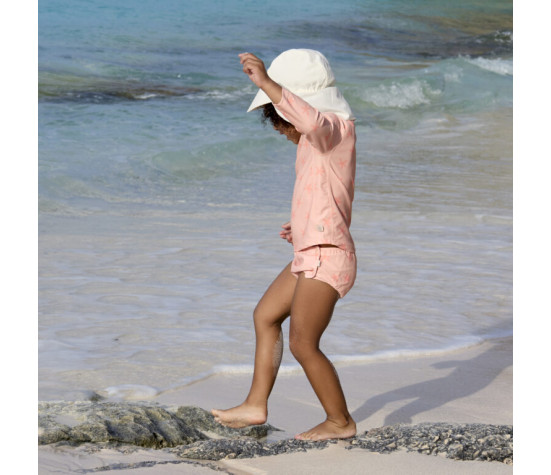 Sun Protection Flap Hat sea salt 19-36 mo.