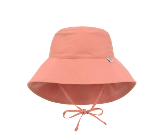 Sun Protection Long Neck Hat coral 19-36 mo.