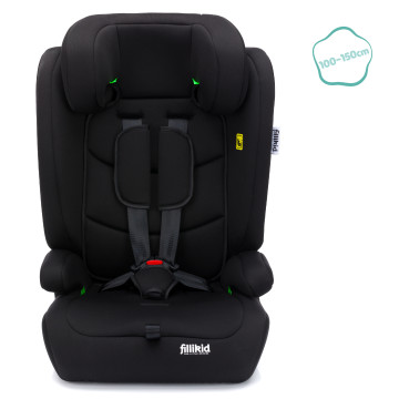 Fillikid Autosedačka Olli 76-150 cm black