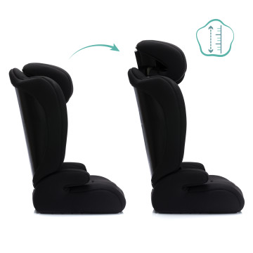 Fillikid Autosedačka Olli 76-150 cm black