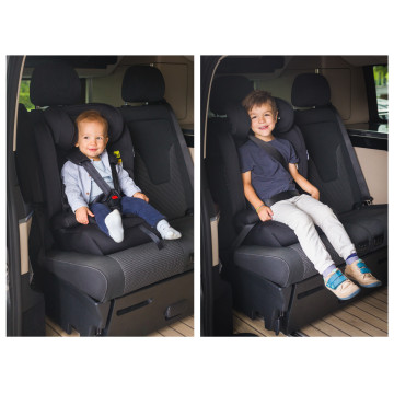 Fillikid Autosedačka Olli 76-150 cm black