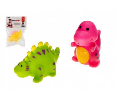 Dinosaurus do vody stříkací plast 3 druhy v sáčku 11x16cm 0m+