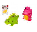 Dinosaurus do vody stříkací plast 3 druhy v sáčku 11x16cm 0m+