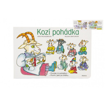 Knížka Kozí pohádka 24x16cm CZ text 24m+