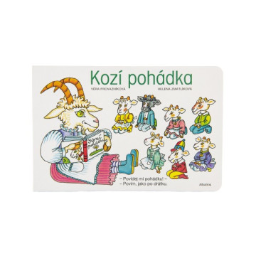 Knížka Kozí pohádka 24x16cm CZ text 24m+