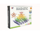 Magnetická stavebnice 250 ks plast/kov v krabici 31x23x5cm