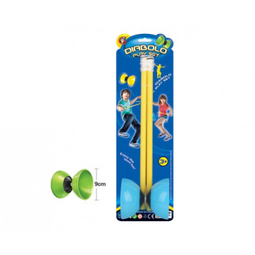 Diabolo malé sada 35x10cm 4 barvy na kartě