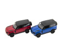 Auto Kinsmart Land Rover Defender 90 kov/plast 1:36 12,5cm na zpětné natažení 4 barvy 12ks v boxu