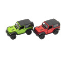 Auto Kinsmart Jeep Wrangler 2018 pevná střecha 12,5cm kov/plast 4 barvy na zpětné nat. 12ks v boxu