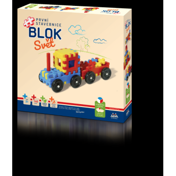 Stavebnice BLOK Svět plast 146ks v krabici 36x34x7cm