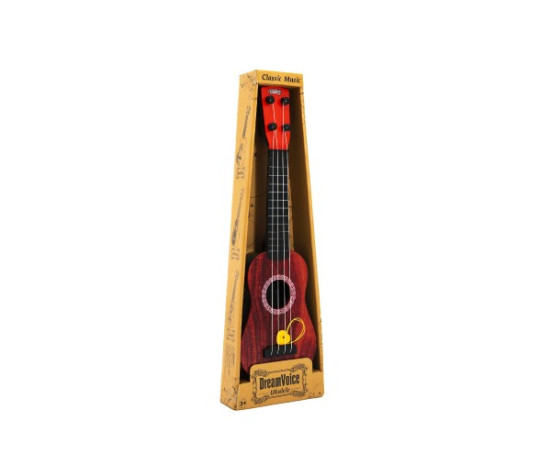 Ukulele/kytara plast 43cm s trsátkem v krabičce 15x48x5cm