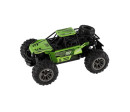 Auto RC buggy terénní zelené 22cm plast 2,4GHz na baterie + dobíjecí pack v krabici 32x16x18cm