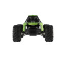 Auto RC buggy terénní zelené 22cm plast 2,4GHz na baterie + dobíjecí pack v krabici 32x16x18cm